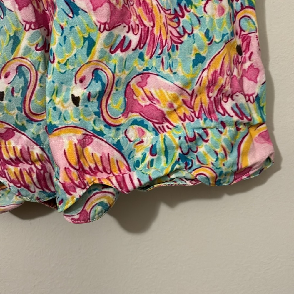 Flamingo Pajama Shorts Size Medium‎ - Picture 3 of 5